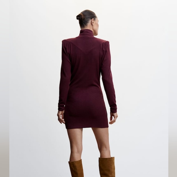 MANGO Shoulder pad dress - Picture 2 of 4